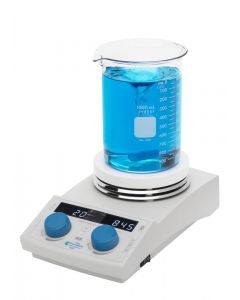 Chemglass Magnetic Hot Plate Stirrer, Digital, 135mm Plate, Timer, Complete With Pt100 Probe, 115v 50/60 Hz, Complies With The Following Standards Ce, Csa And Ul.